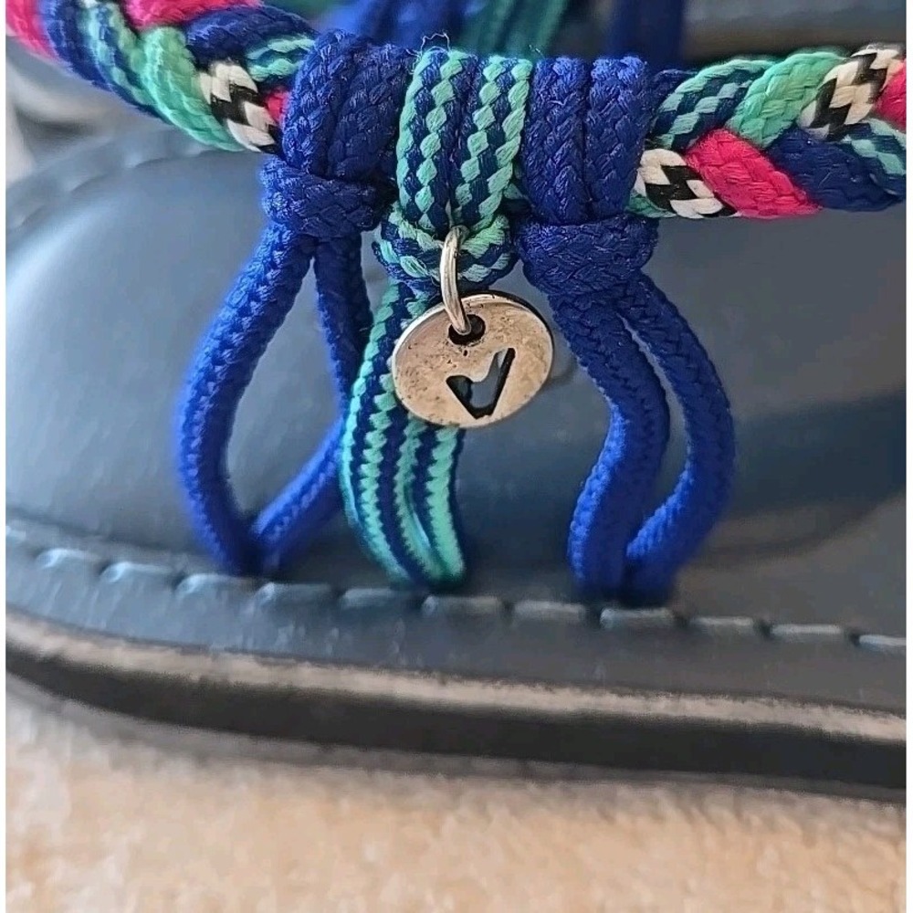 Vines Islandwear Strappy Sandals Multi Colored Women's Size 9 - Picture 5 of 6